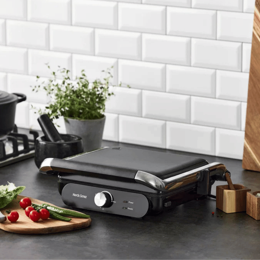 

Paninigrill aft. plader 2000 watt Sort